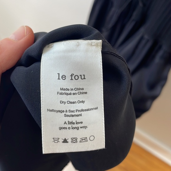 Aritzia Wilfred Silk Lace up midi dress - Picture 8 of 10